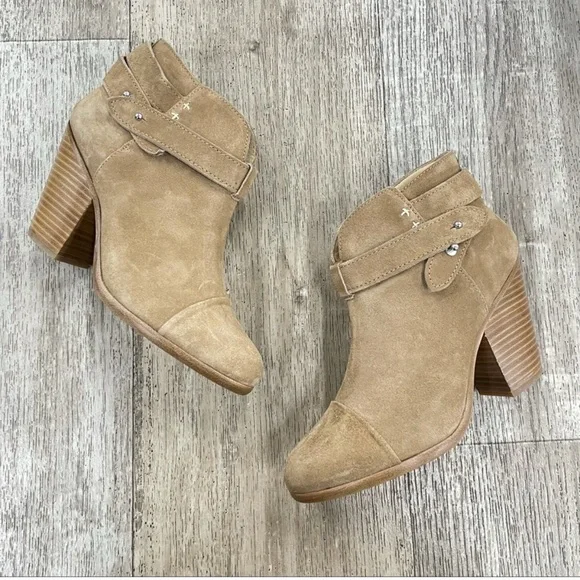 Rag & Bone Harrow Boot in Camel Suede - Picture 2 of 5